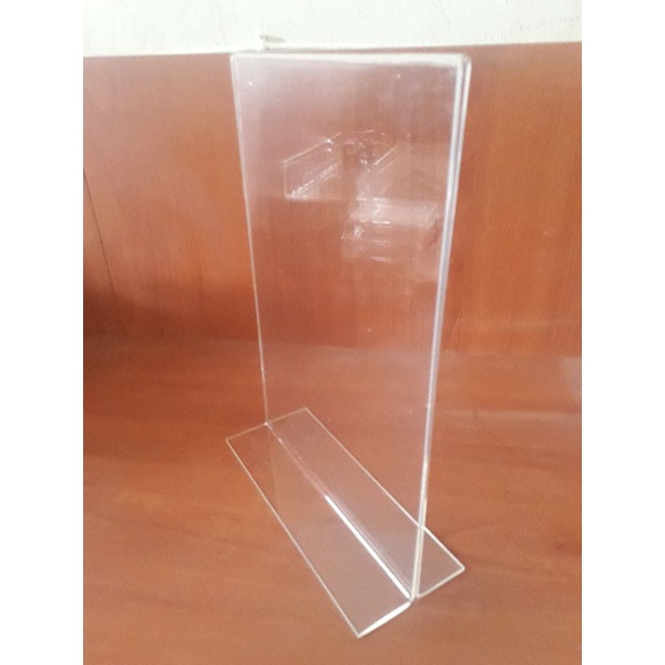 

akrilik stand A4 vertical 2 sisi