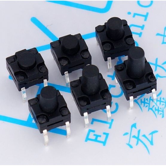 DIP waterproof switch Soymilk touch push button 6x6x7mm 4p anti Debu