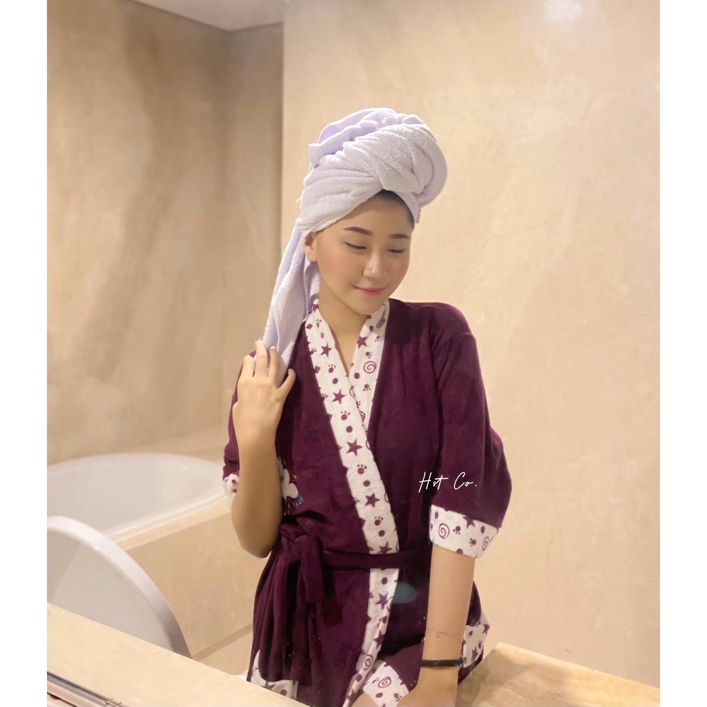Kimono Handuk Dewasa Hst (Bear Gemoyy Edition)