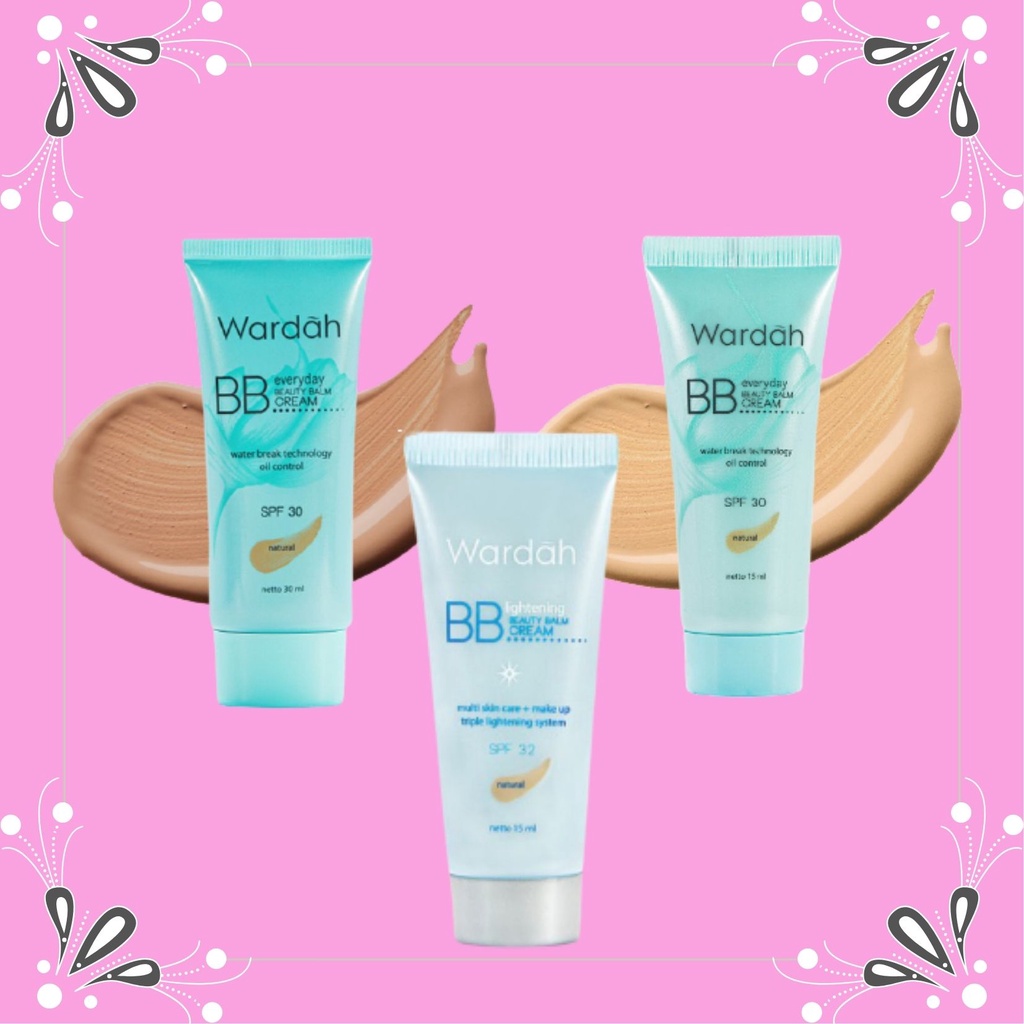 Clairera❀ WARDAH BB Cream Series | Everyday BB Cream |  Lightening BB Cream | BB Cream Wardah | Ward