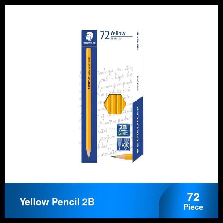 

STAEDTLER YELLOW PENCIL 2B - 72PCS