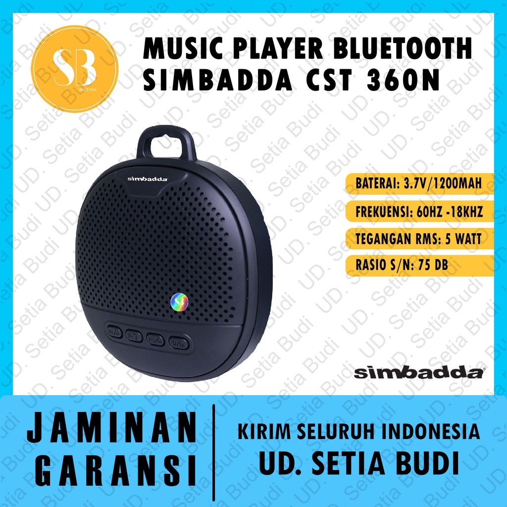 Music Player Bluetooth Simbadda CST 360N