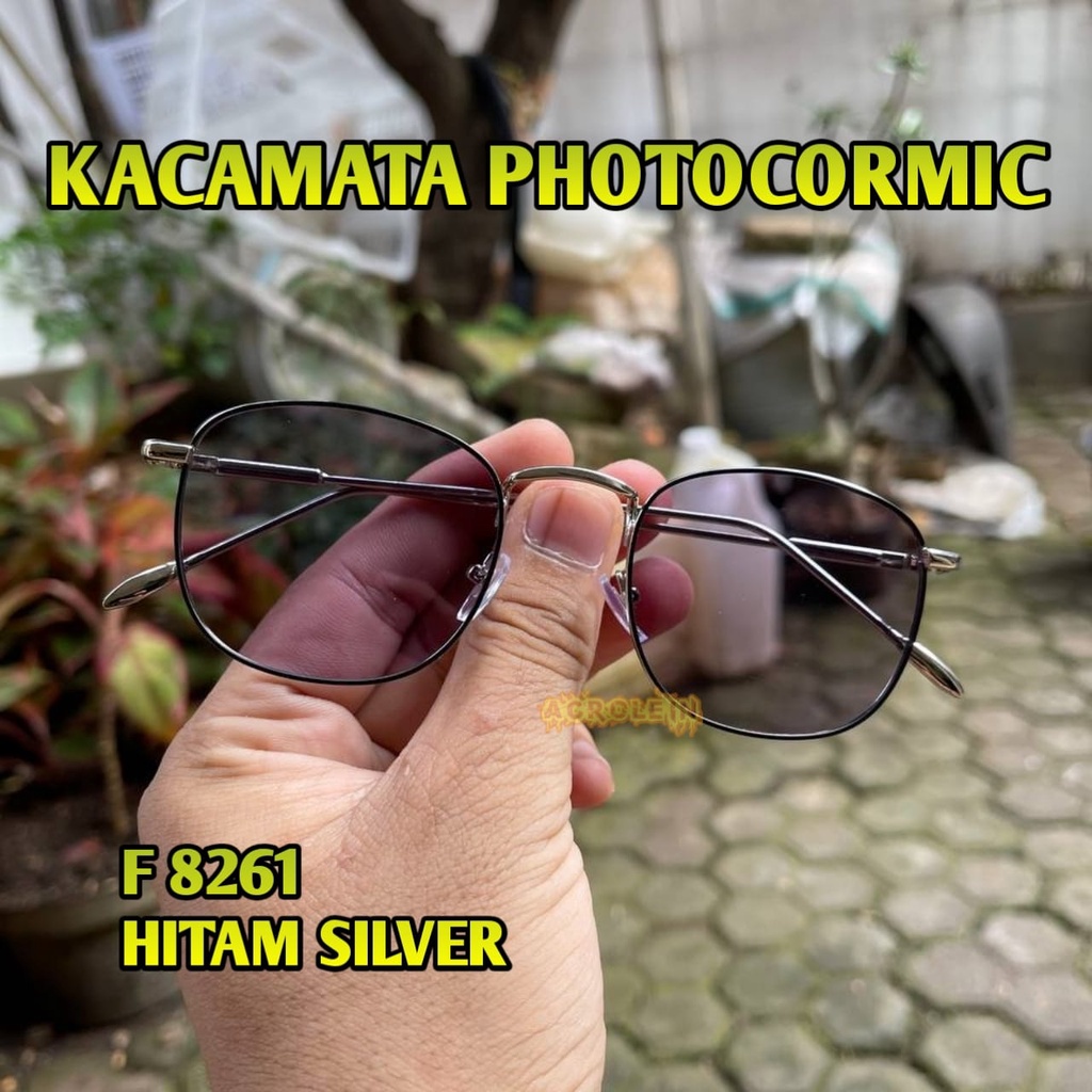 [TERMURAH] Kacamata Photocromic Korea / Anti Radiasi 2 In 1 Potokromik Photochromic Pria Wanita Fotocromic Potocromic