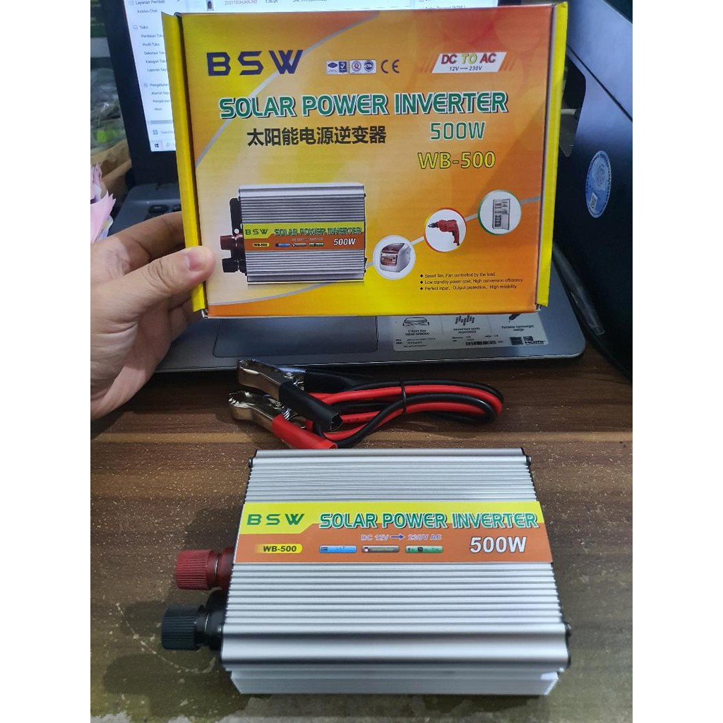 Power Inverter BSW DC 12V To AC 220V 300 500 660 1200 1000 Watt SIDOARJO
