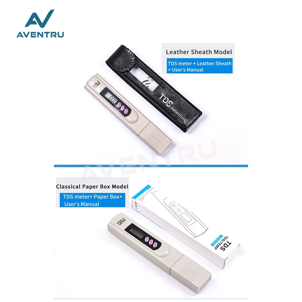 TDS Meter 3 Alat Ukur Hidroponik Air Aquarium ppm nutrisi Kolam TDS-3