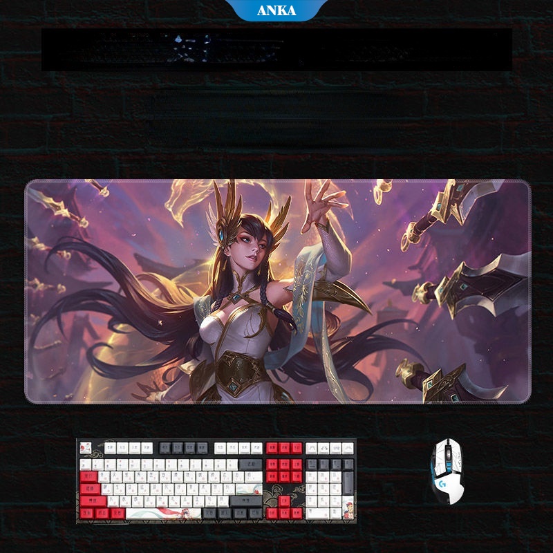 Mouse Pad Gaming Desain League Of Legends Ukuran Besar