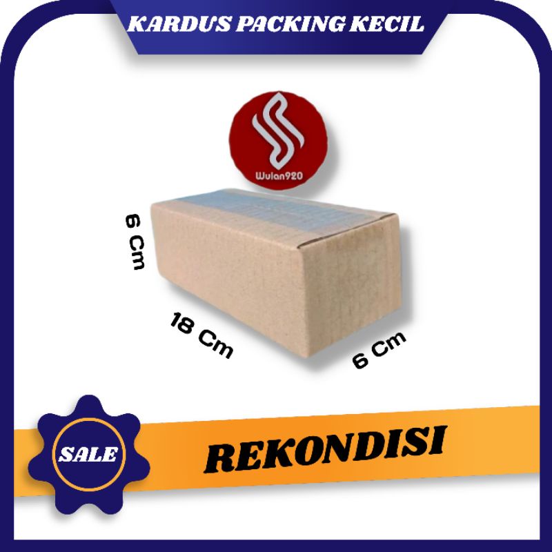 KARDUS PACKING/KARTON/BOX UKURAN 18x6x6 Cm