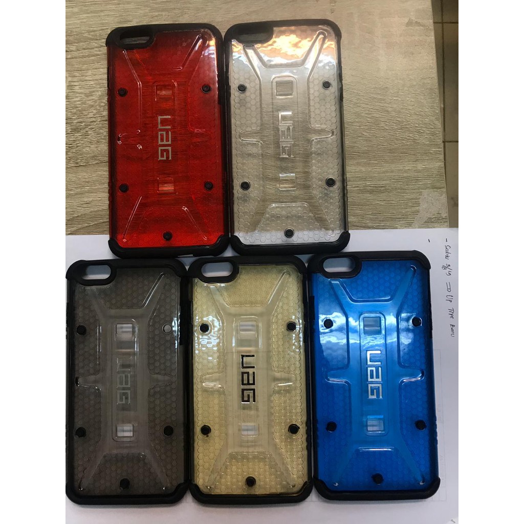 Case Iphone 6 plus / 6S plus Softcase UAG Fuze transparan warna