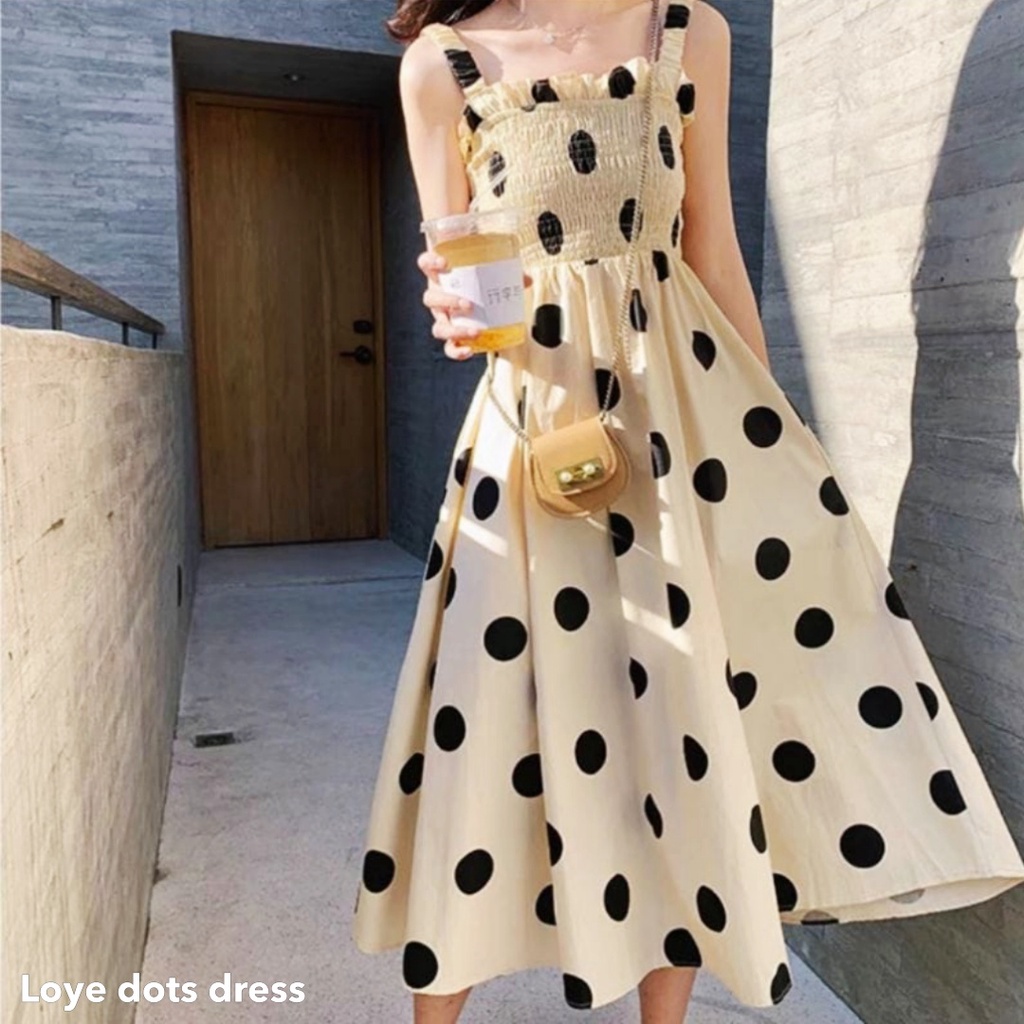 Loye dots dress - Thejanclothes