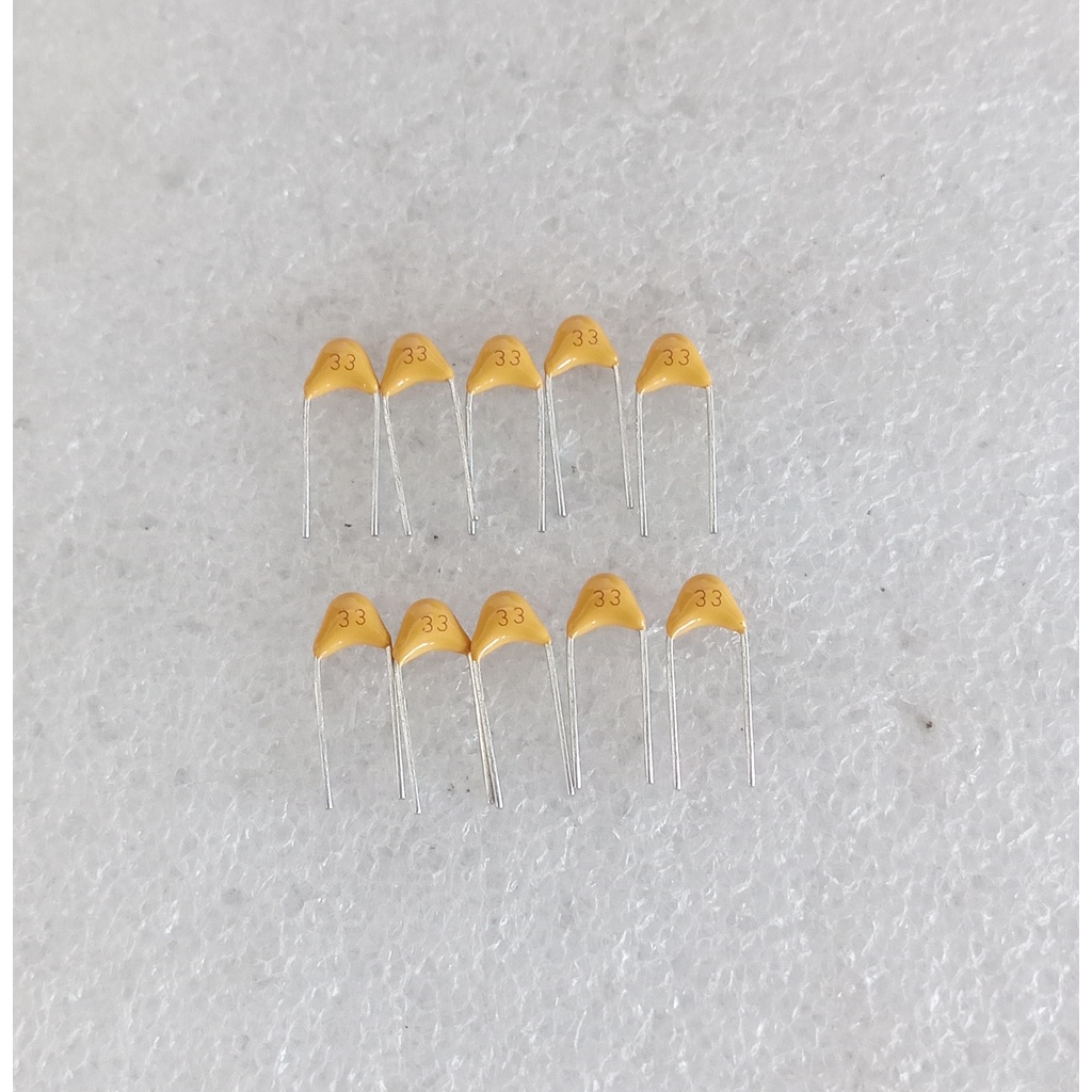 Capacitor Monolithic 33pf 10pcs