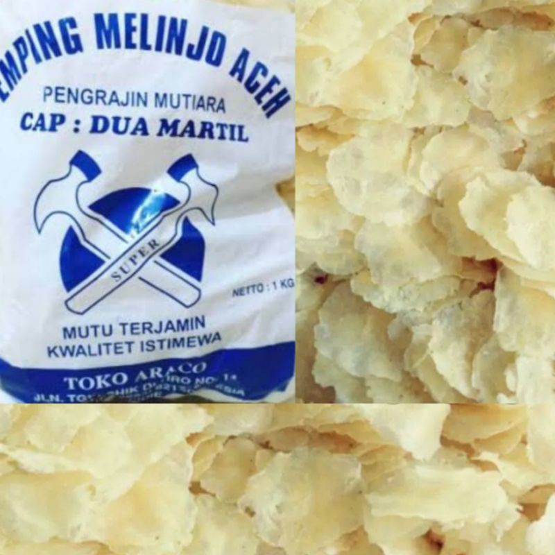 

Emping Melinjo Aceh Araco Varian paling tipis 1 kg