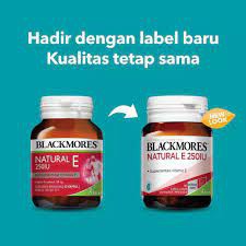 Blackmores Natural E 250 IU (50 kapsul)