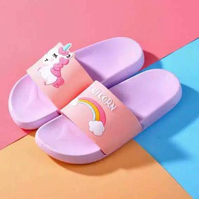 Sandal unicorn import sandal slip Fygaleri