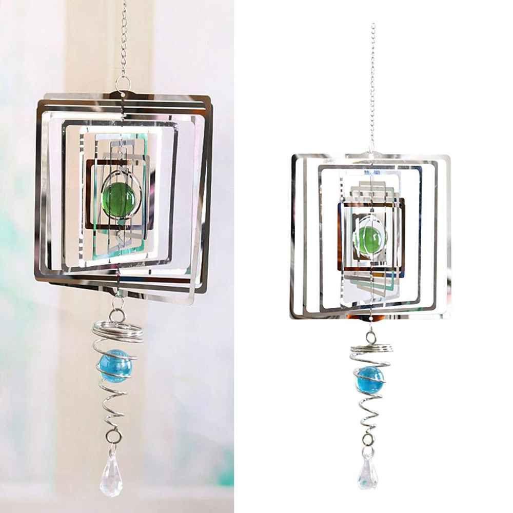 Solighter Wind Spinner Rumah Taman 3D Hollow Out Wind Chime