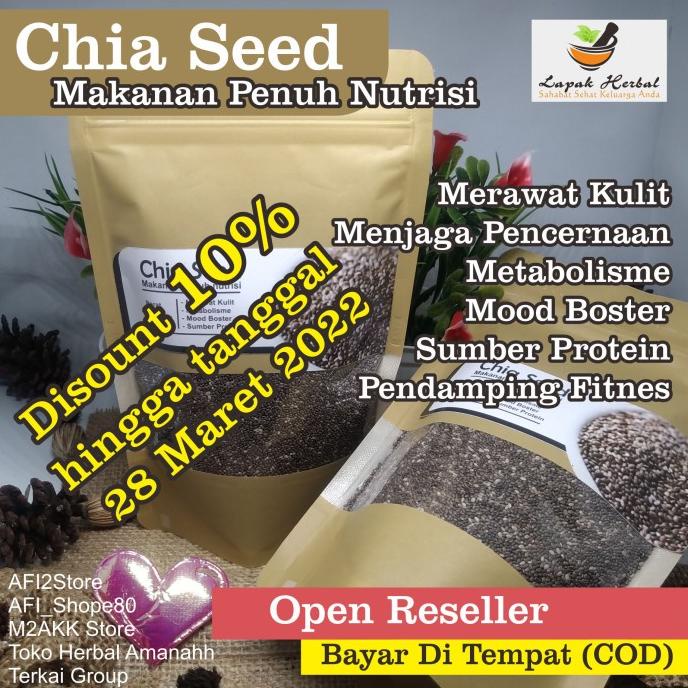 

DISKON Herbal Pencernaan / CHIA SEEDS ORIGINAL / Cia Seed / Cia Seeds 250 g AP101