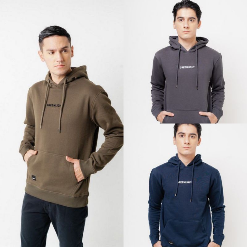 HOODIE GREENLIGHT NAVY ARMY BROWN GREY NEW ARRIVAL ORIGINAL