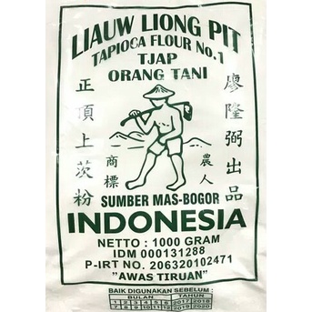 

cs01477 Tepung Sagu Tani 1 Kg Liauw Liong Pit Tapioca Flour / Tepung Tapioka Da01D100