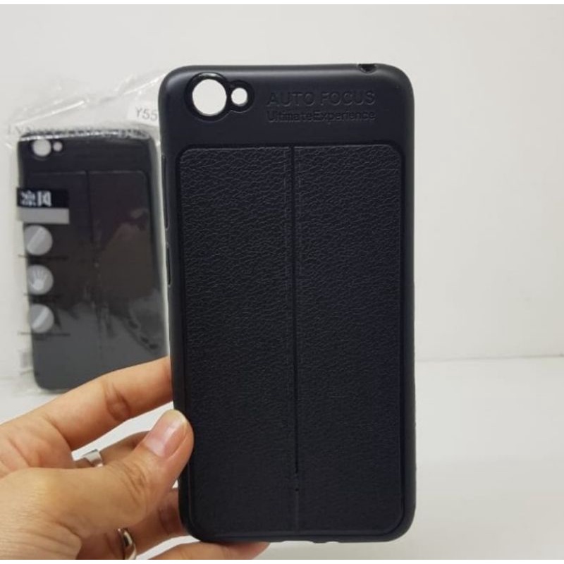 Auto Focus Vivo Y55 5.2 inchi Leather Soft Case Vivo Y55L AUTOFOCUS Vivo Y55 Y55L