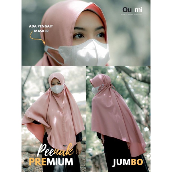 JILBAB BERGO INSTAN JUMBO BERGO PEENAK BERGO ORIGINAL QUMI BERGO NYAMAN