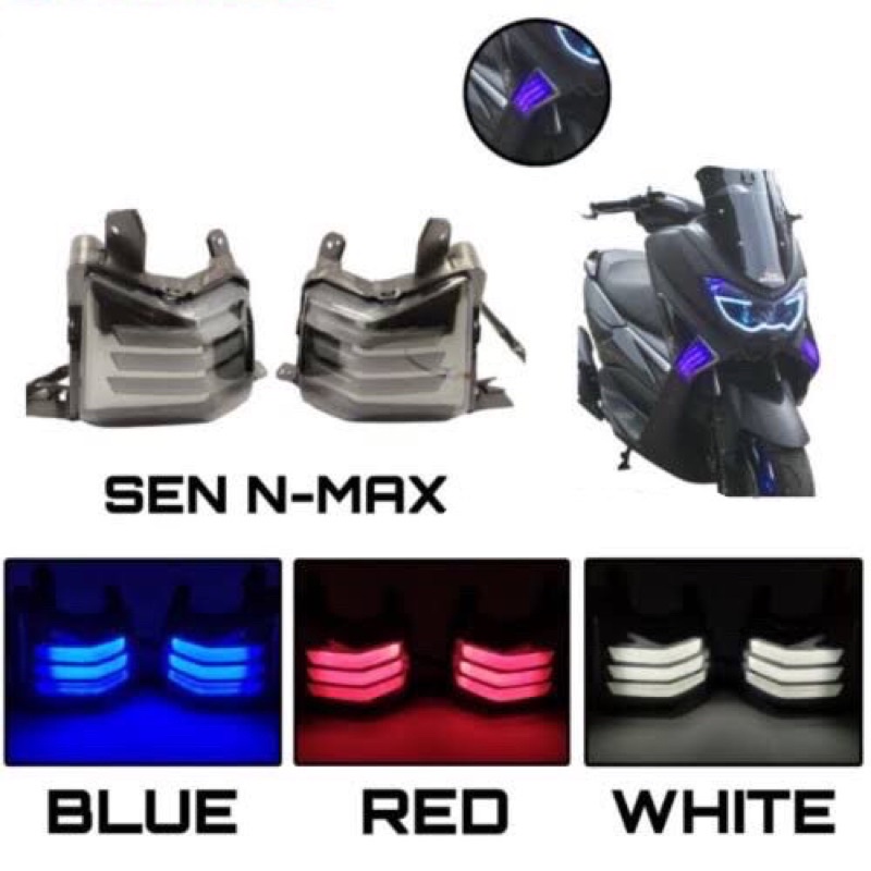 Lampu sen depan nmax led sen nmax led neon lampu sen Nmax lama
