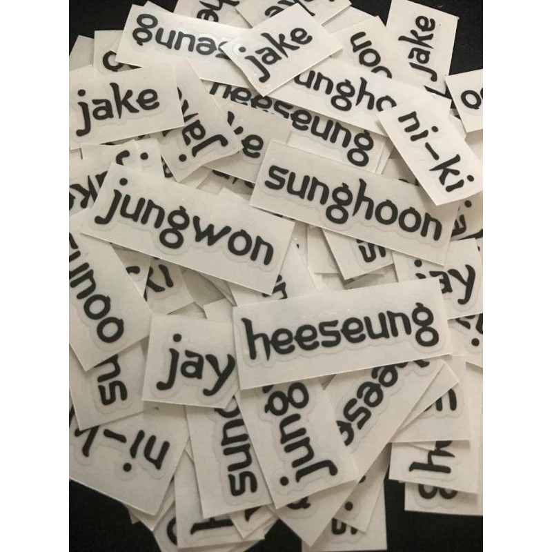 

ENHYPEN - Nama Member (latin + hangul)
