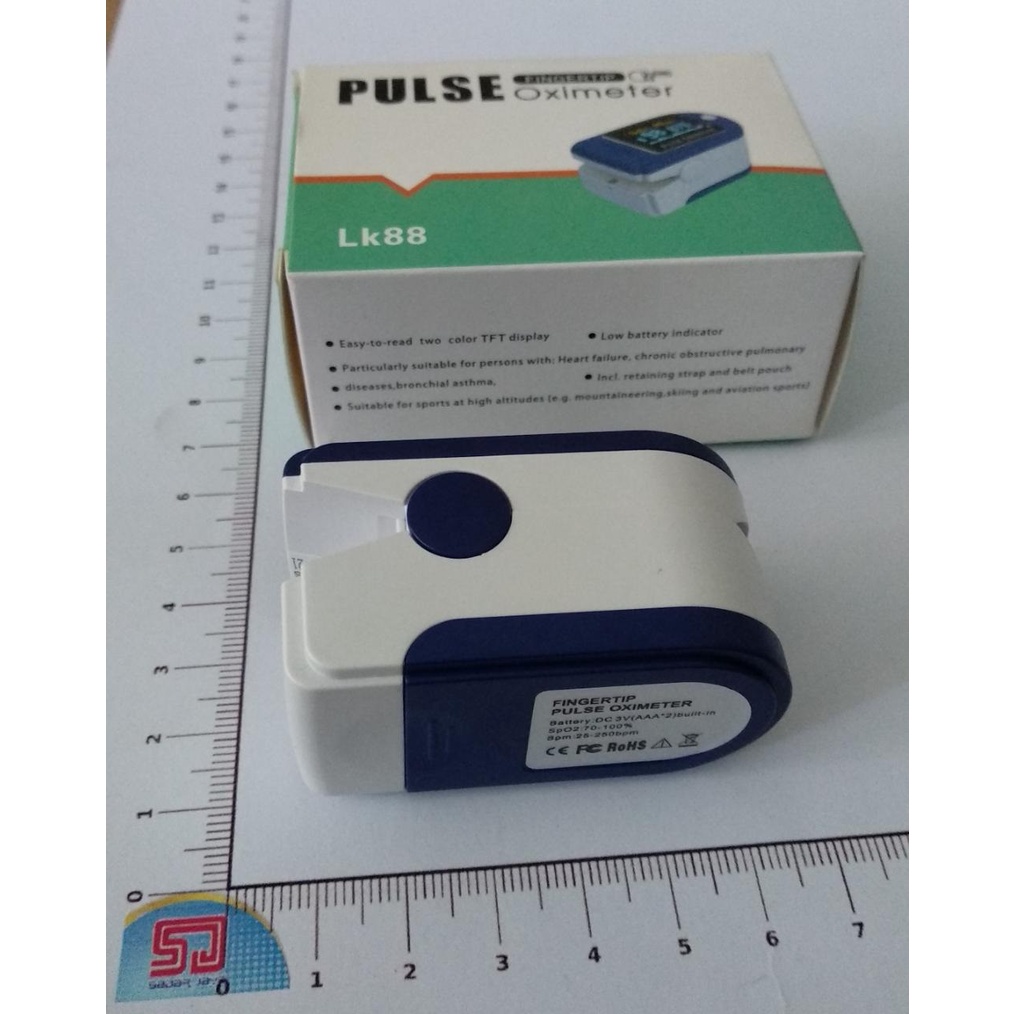 Oximeter Pulse LK88 Oxymeter Oksimeter Alat Cek Saturasi Oksigen