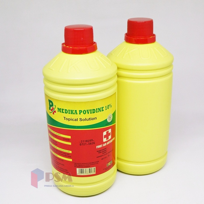 Medika Povidine Iodine 10% 1 Liter / Obat Merah Luka Povidon Betadine