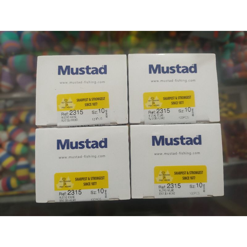 100Pcs Mata Kail Mustad & Youvella