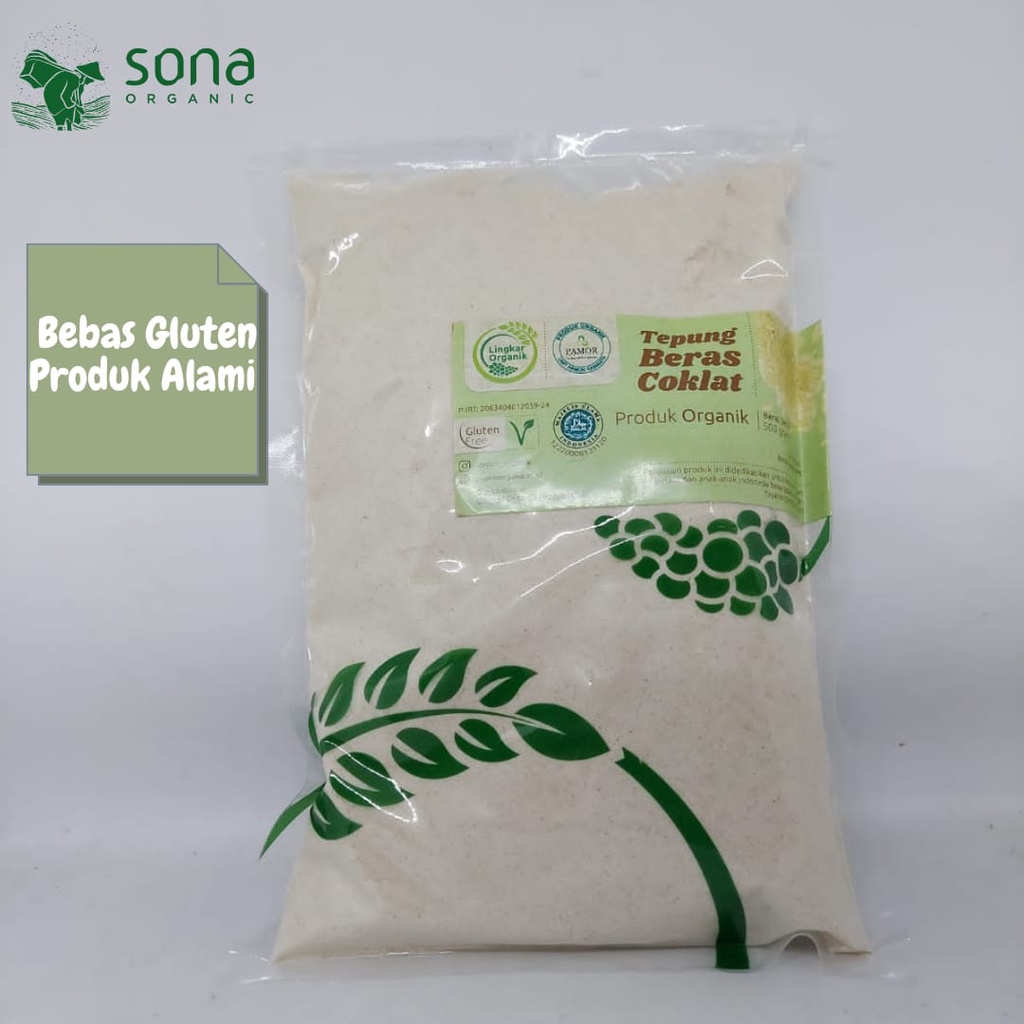 

Tepung Beras Coklat 500gr - Lingkar Organik - Bebas Gluten