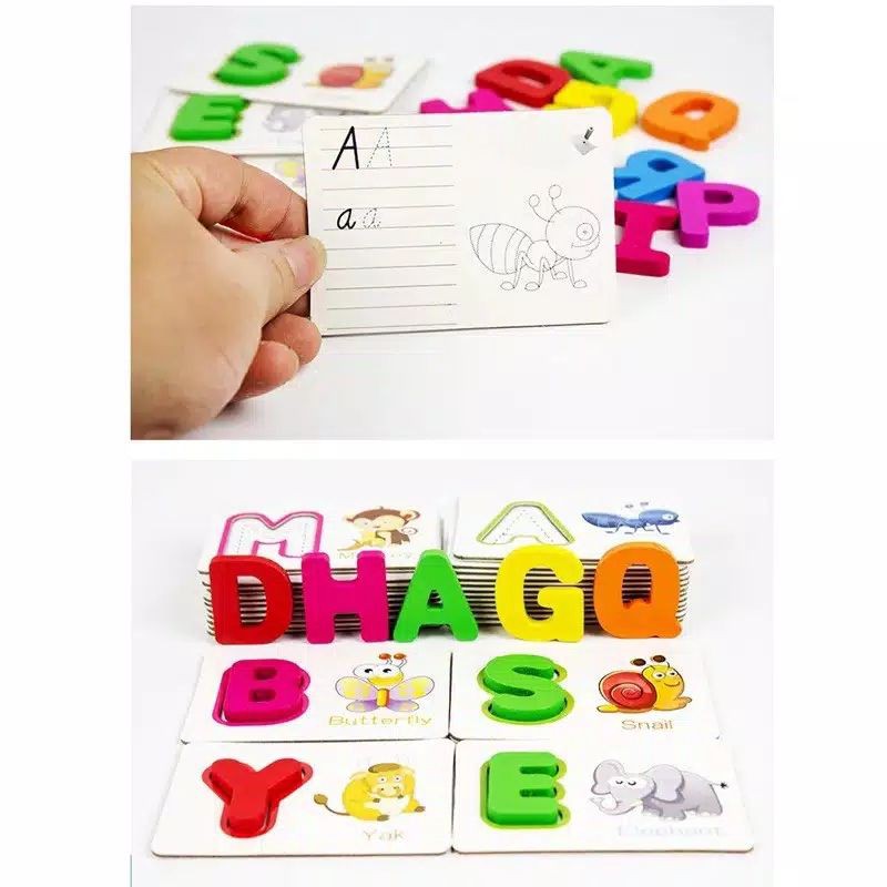 English letter Learning Card