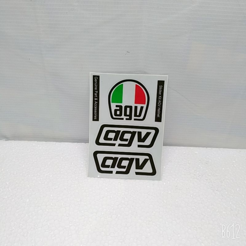 STIKER HELM AGV