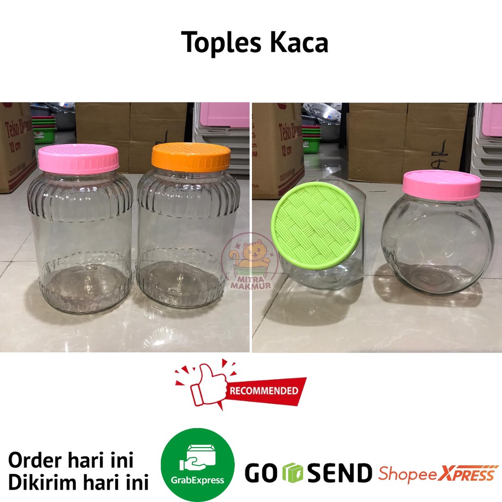 Toples Kaca TP-5 - TP-7 / Toples Kue Kering