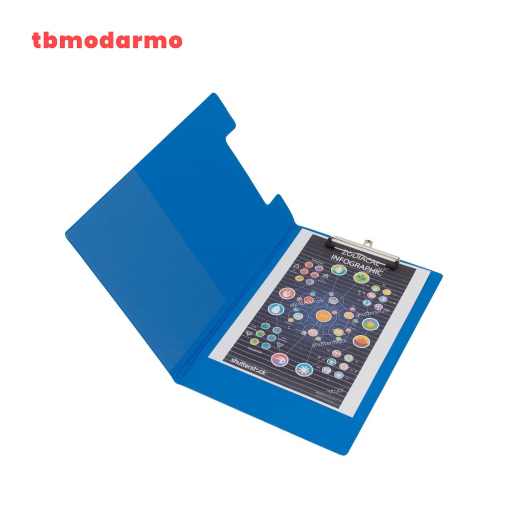 

TBMO CLIPBOARD FOLIO WITH COVER 4211 11 BANTEX - COBALT BLUE