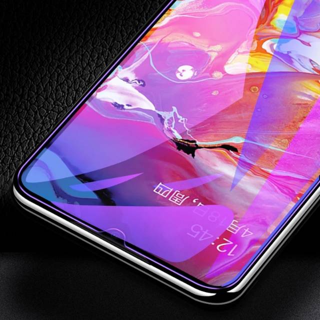 ANTI GORES BIRU TG SAMSUNG A40 A 40 - TEMPERED GLASS ANTI SILAU SILAW SAMSUNG A40 HIGH QUALITY