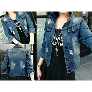 400+ Model Jaket Levis Wanita Jaman Sekarang HD