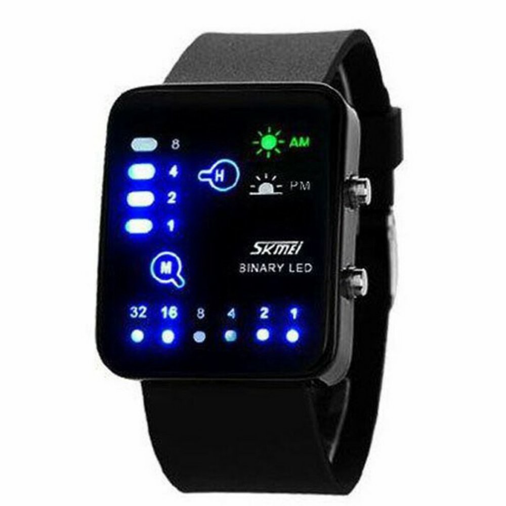 JAM TANGAN LED BINARY 0890 ORIGINAL SKMEI WATERPROOF & STYLISH terakhir