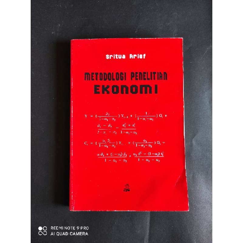 (ori) buku metodologi penelitian ekonomi- sritua arief