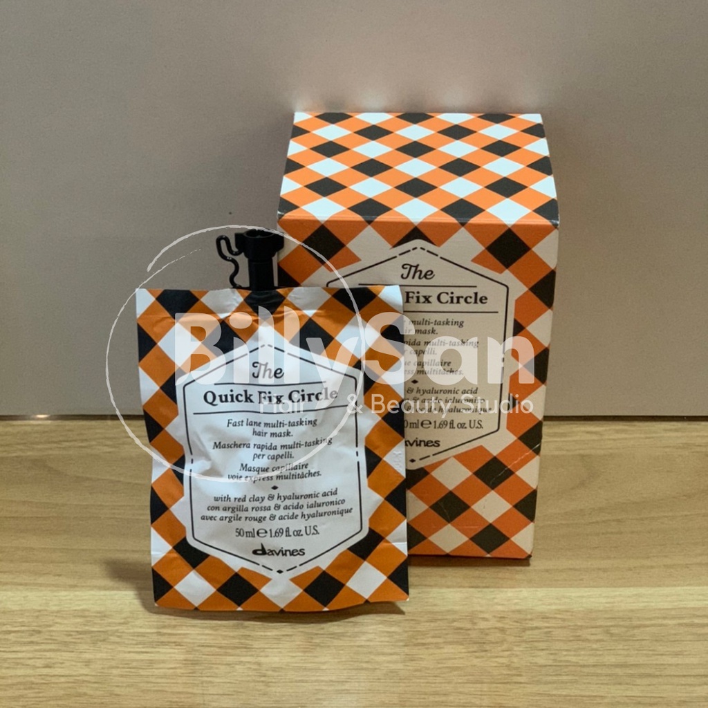 

Davines The Quick Fix Circle Hair Mask 50ml. masker rambut 3 menit
