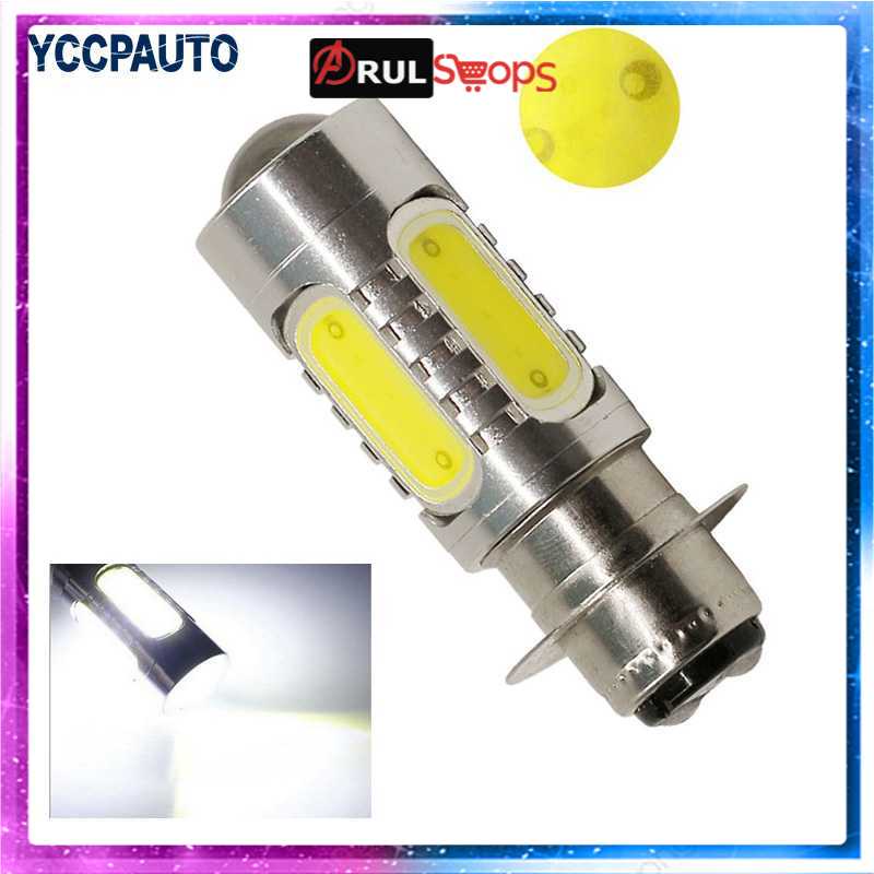 YCCPAUTO Lampu Motor Headlight LED H6M PX15D 7.5W 12V 6500K