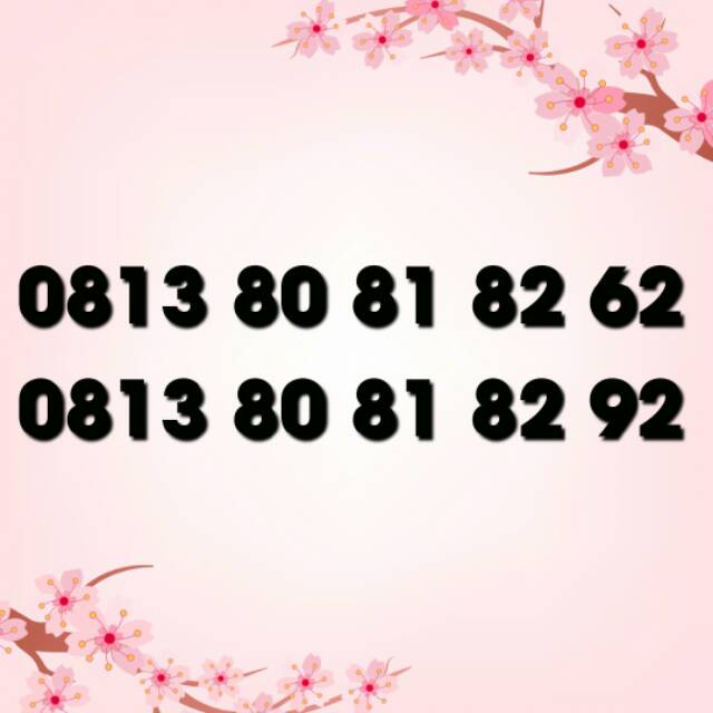 No CANTIK simPATI 0813 80 81x