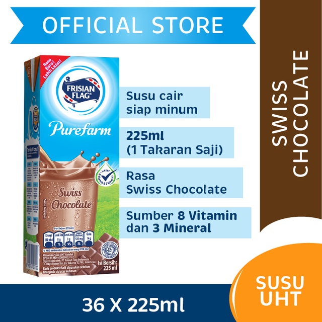 

Frisian Flag UHTM Chocolate Carton Pack 36x225ml
