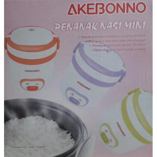 Rice Cooker Mini Akebonno Mc 1688 - Promo 