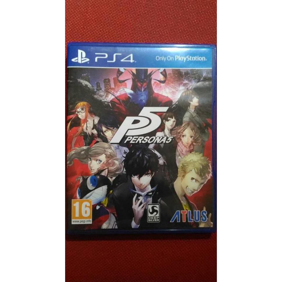 kaset game bd ps4 ps 4 persona 5 v p5 p bekas 2nd playstation second termurah 