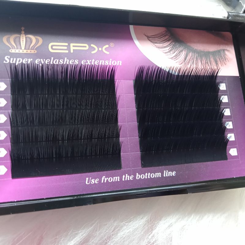 Eyelash Extension tanam bulu mata palsu/EPX NEW EYELASH Extension Bulu Mata Palsu Super Halus