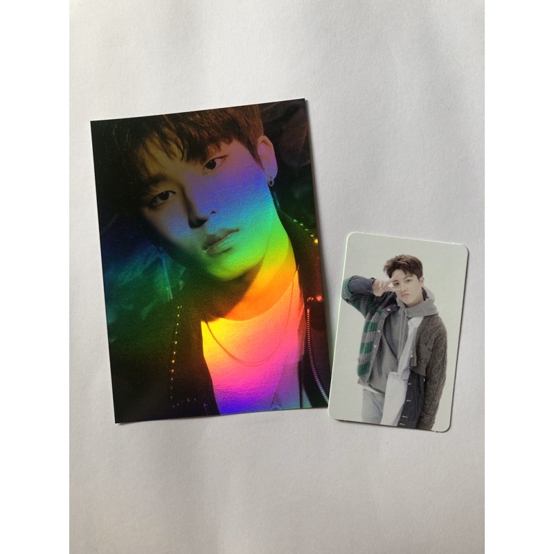 PC PHOTOCARD POSTCARD JUNGHWAN JEONGWOO TREASURE CHAPTER THREE CH 3 1st Edition AR BLACK VER