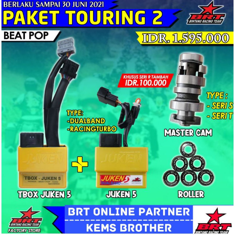 ECU JUKEN 5 BEAT POP PLUS TBOX PAKET TOURING 2