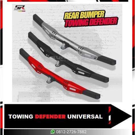 TOWING DEFENDER UNIVERSAL HITAM,MERAH,SILVER