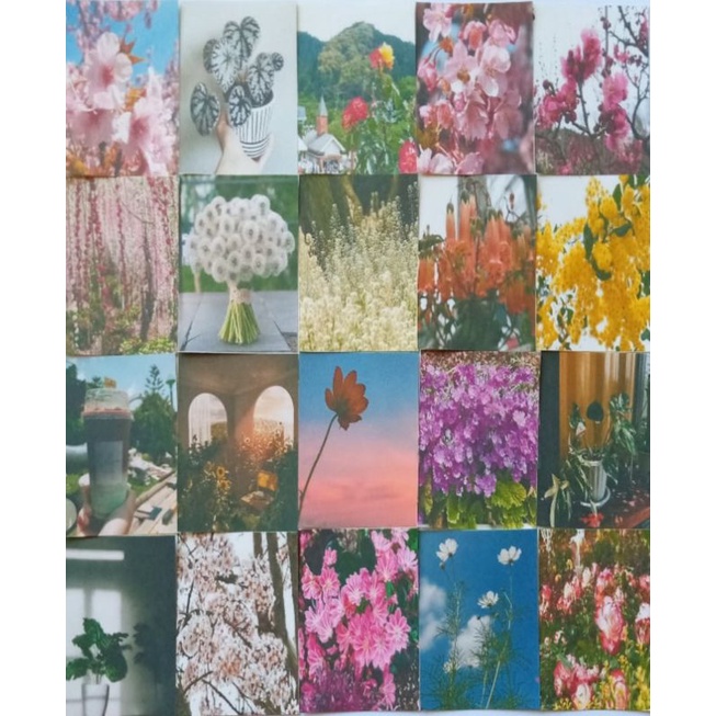 

Sticker Glossy Vintage Flower Sticker Decoration DIY Kawaii 46 pcs