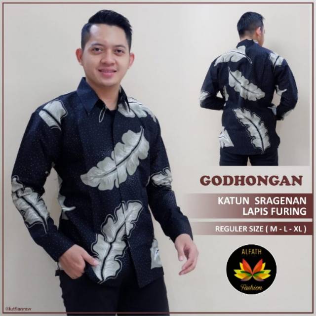 Batik pria lengan panjang | kemeja batik pria lengan panjang | batik lengan panjang murah solo