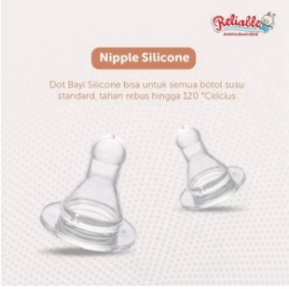 Dot Peristaltic Nipple Reliable Ukuran S M L XL